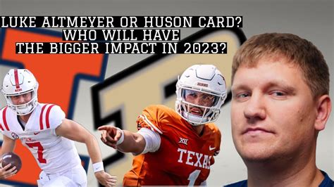 Hudson Card Vs Luke Altmeyer Which Big Ten Transfer Qb Will Have The