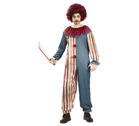 Costume Da Clown Macabro Vintage Per Uomo