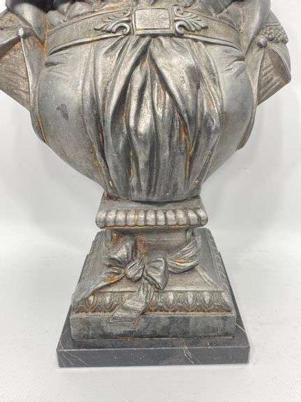 Antique Spelter Bust Of Woman Dixon S Auction At Crumpton