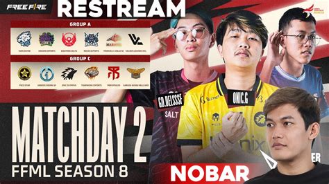 Nobar FFML SEASON 8 MATCHDAY 2 Bareng Ncang Regi MR05 Efdewe Dimas FP