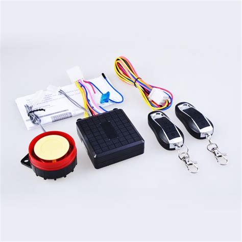 Motorcycle Alarm System Scooter Anti Theft Security Two Way With Engine