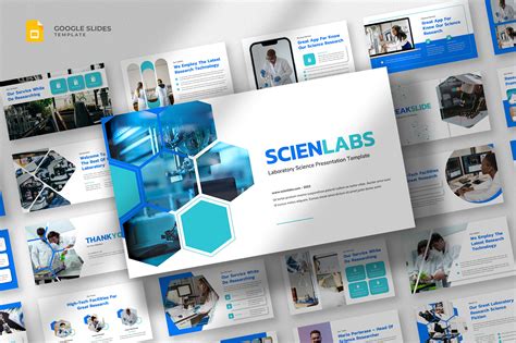 Science Lab Google Slides Template Graphic by fluff.designstudio · Creative Fabrica