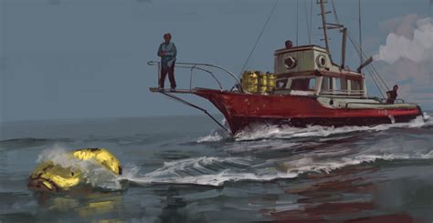 ArtStation - JAWS scene study