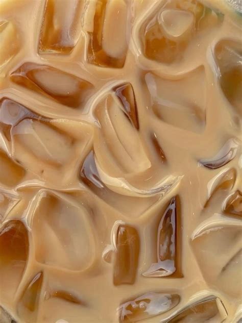 Ice Latte Video Aesthetic Food Aesthetic Coffee Cream Aesthetic