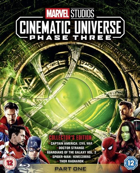 Marvel Studios Cinematic Universe Phase Three Part One Blu Ray Box