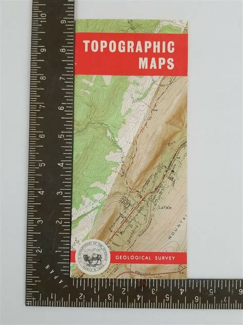 Us Geological Survey Topographic Maps Informational Booklet Brochure April 1969 Ebay