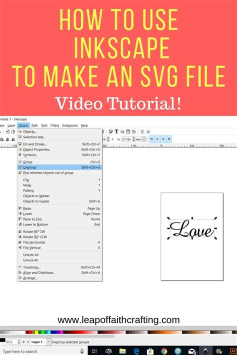 How To Make Svg Files To Sell Beginners Inkscape Tutorial Text Artofit