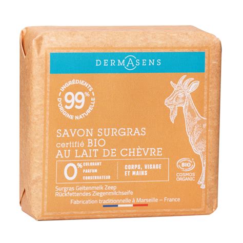 Savon Solide Surgras Certifi Bio Au Lait De Ch Vre G Dermasens