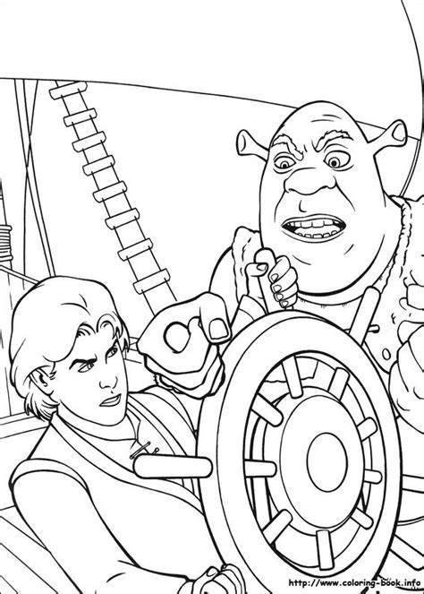 Shrek Pinocchio Coloring Pages