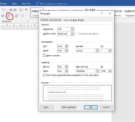 3 Cara Mengatur Jarak Spasi Di Word Dari Huruf Hingga Baris Kata