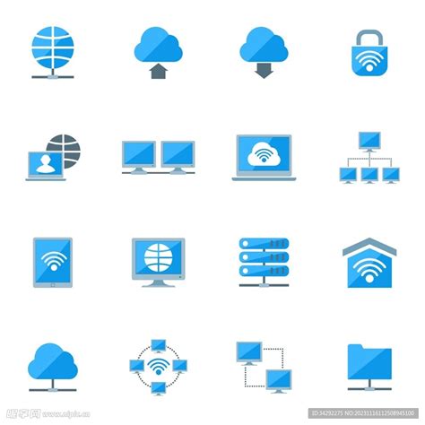 互联网科技图标设计图 其他图标 标志图标 设计图库 昵图网