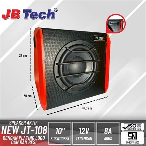 Jual Bass Box Aktif 10 Inch Basstube Petak Aktif Subwoofer Aktif JB