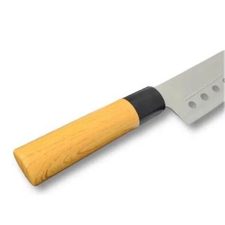 Faca De Cozinha Chef Samurai Japonesa Santoku Sulcos Inox Linha