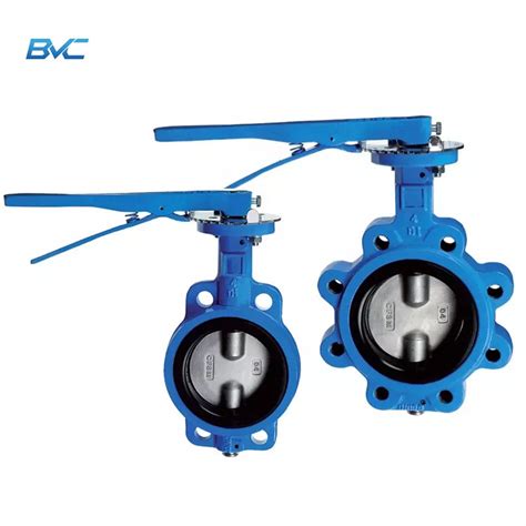 Soft Sealing Ductile Iron Body Ptfe Lined Wafer Pn16 Butterfly Valve With Worm Gear China Gear