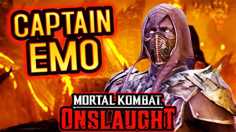 Mortal Kombat Onslaught Beating Captain EMO Noob Saibot Can We