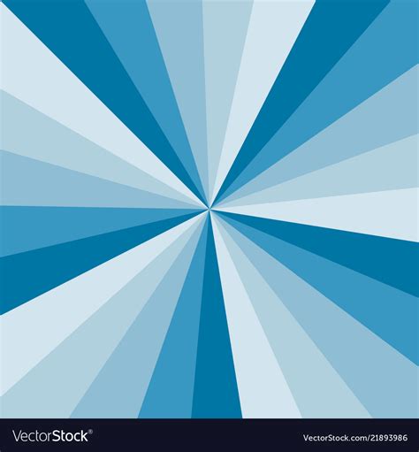 Blue sunburst background pattern of swirled Vector Image