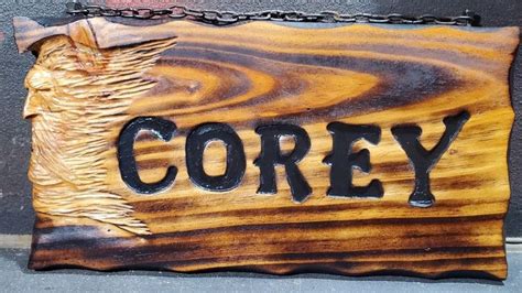 Easy Steps To Begginer Carving A Wood Sign With A Dremel YouTube