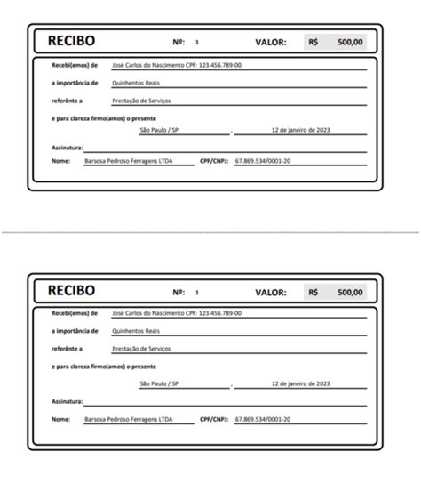 Planilha Para Emissão De Recibos Loja Excel Easy