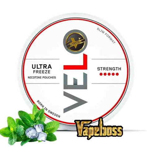 Velo Ultra Freeze 14mg 5 Dot Nicotine Pouches In Dubai Abu Dhabi UAE