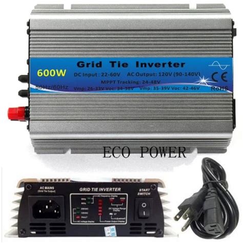 Grid Tie Inverter 600 Watt Gti 600w Pure Sine Wave On Grid Sistim 24v Shopee Indonesia