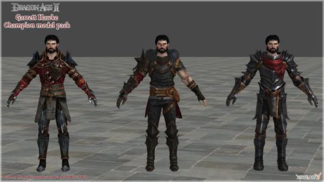 Dragon Age Ii Garrett Hawke Champion Model Pack Dragon Age Dragon