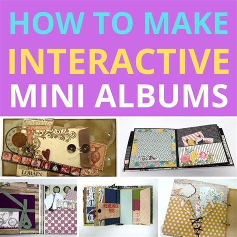 How To Make Amazing Easy Interactive Mini Albums