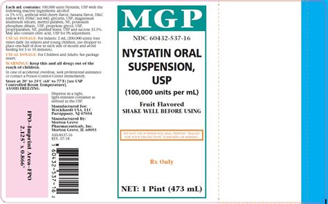 Nystatin Oral Suspension Usp