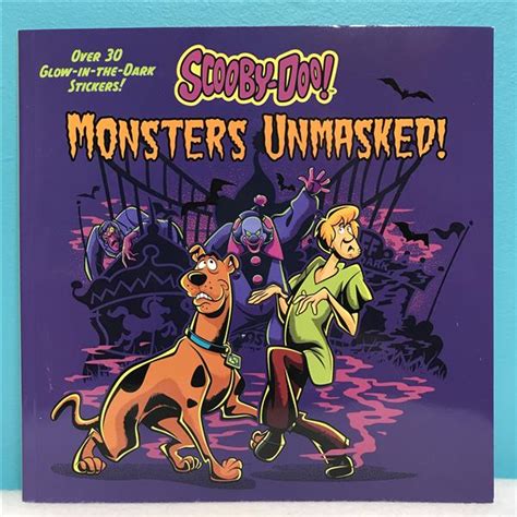 Scooby Doo Monsters Unmasked Book With Stickers Books Comics Books