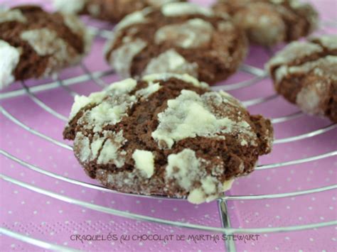 Crinkles Au Chocolat Pour Le Go Ter D Apr S Martha Stewart Recette