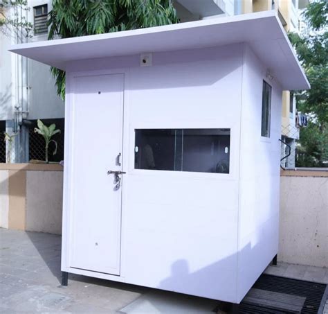 Rectangle Base Puf Portable Modular Security Cabin At Rs Piece