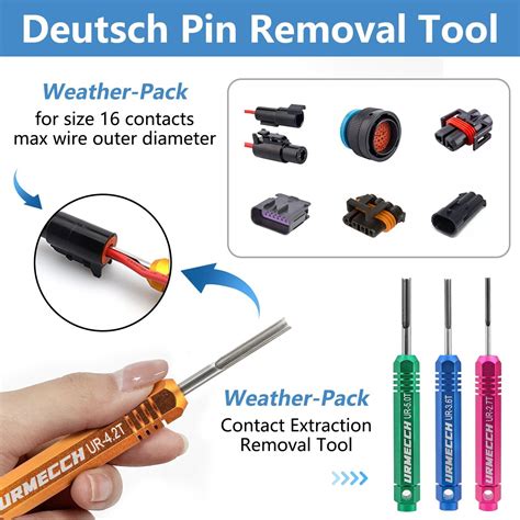 Pin Extractor Tool Car Terminal Removal Kit For Deutsch Wire Connector