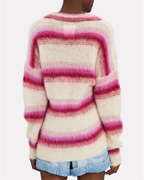 Isabel Marant Étoile Drussell Striped Mohair Sweater Intermix®