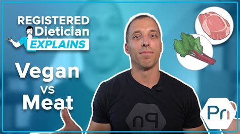 A Registered Dietitian Explains Vegans Vs Meat Eaters Youtube