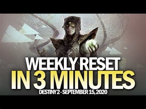 Weekly Reset In Minutes All Vendors Eververse Challenges More