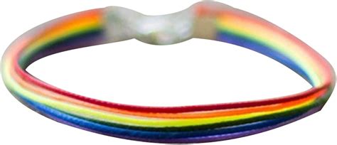 Rainbow Lesbian Lesbians Pride Gay Pride Woven Braided Rope String