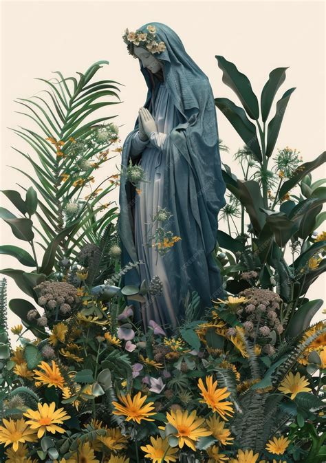 Premium Photo Beautiful Virgin Mary Our Lady Mother Of God Christian