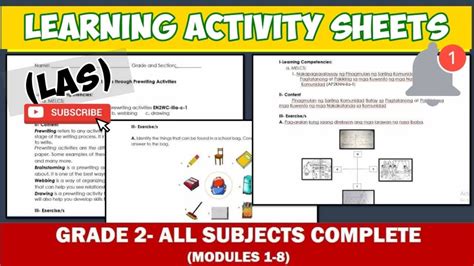 Learning Activity Sheets Las Grade 2 Quarter 2 Modules 1 8 All