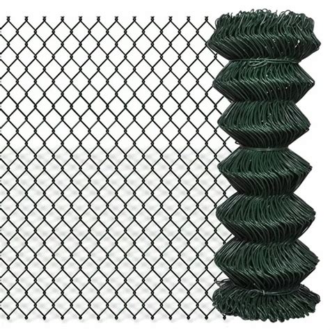 Hot Dipped Galvanized Cyclone Wire Mesh 8 FT Chain Link Fence Roll PVC