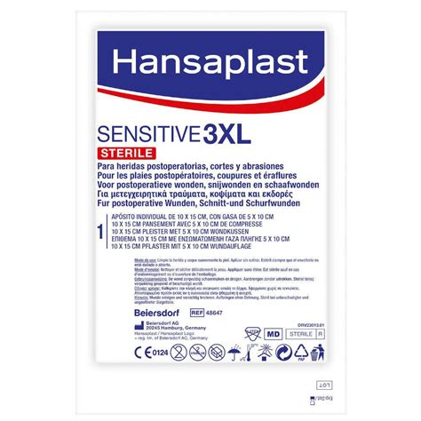 Hansaplast SENSITIVE 3XL pansements Stériles 10 x 15 cm 25 pc s