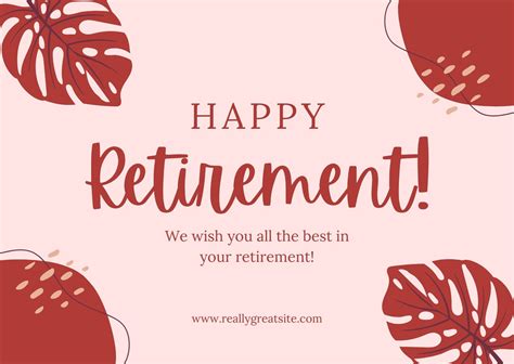 Free Printable Retirement Congratulations Cards Download Free