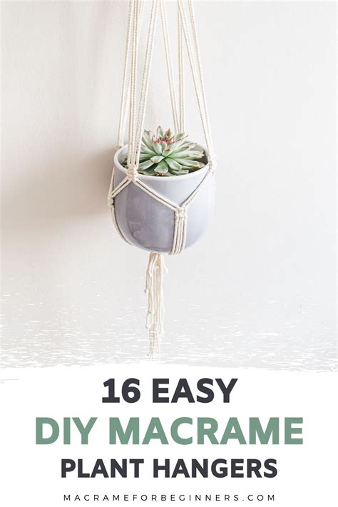 Nice Tips About Easy Diy Macrame Plant Hanger Poles For Hanging Baskets ...