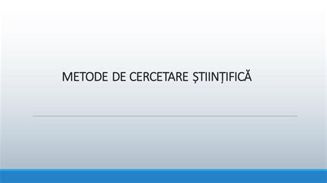 Pdf Metode De Cercetare Tiin Ific Dokumen Tips