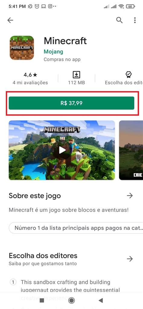 Como Baixar Minecraft No Celular De Graça - Como baixar Minecraft de graça no celular Android