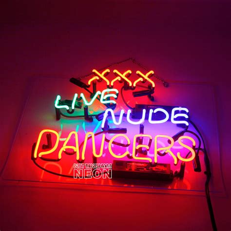 XXX Live Nude Dancers Neon Bar Sign Nightclub Home Room Wall Decor Advertising Light Personality