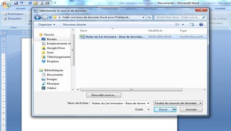 Cr Er Une Base De Donn Es Excel Pour Faire Un Publipostage Avec Word