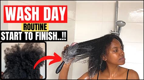 Wash Day Routine Start To Finish How To Wash Your Hair Youtube