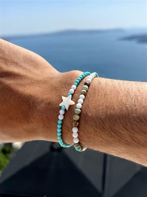 JEWELRY Bracelets Men Bracelets Summer Beaded Bracelet Men