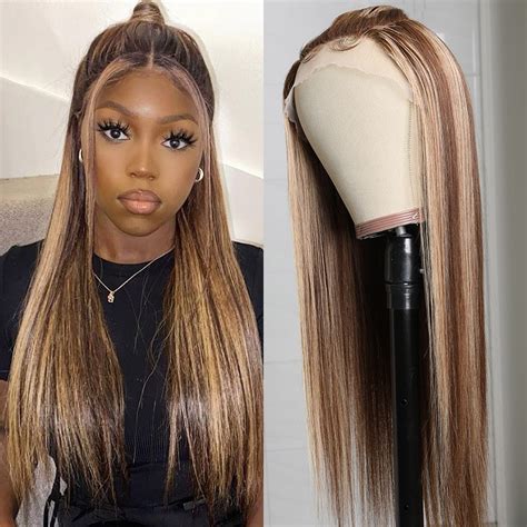 Beautyforever TL Three Part Lace Wigs Density Natural Hairline Blonde Highlight Piano