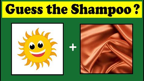 Guess The Shampoo Quiz Brain Game Riddles With Answers Puzzle