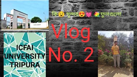 Flowers🌸🌺🌻🌹🌷🌼💐 In Icfai University Tripura Youtube